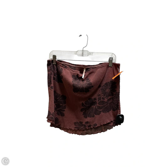 Top Sleeveless By Free People In Brown, Size: Xl