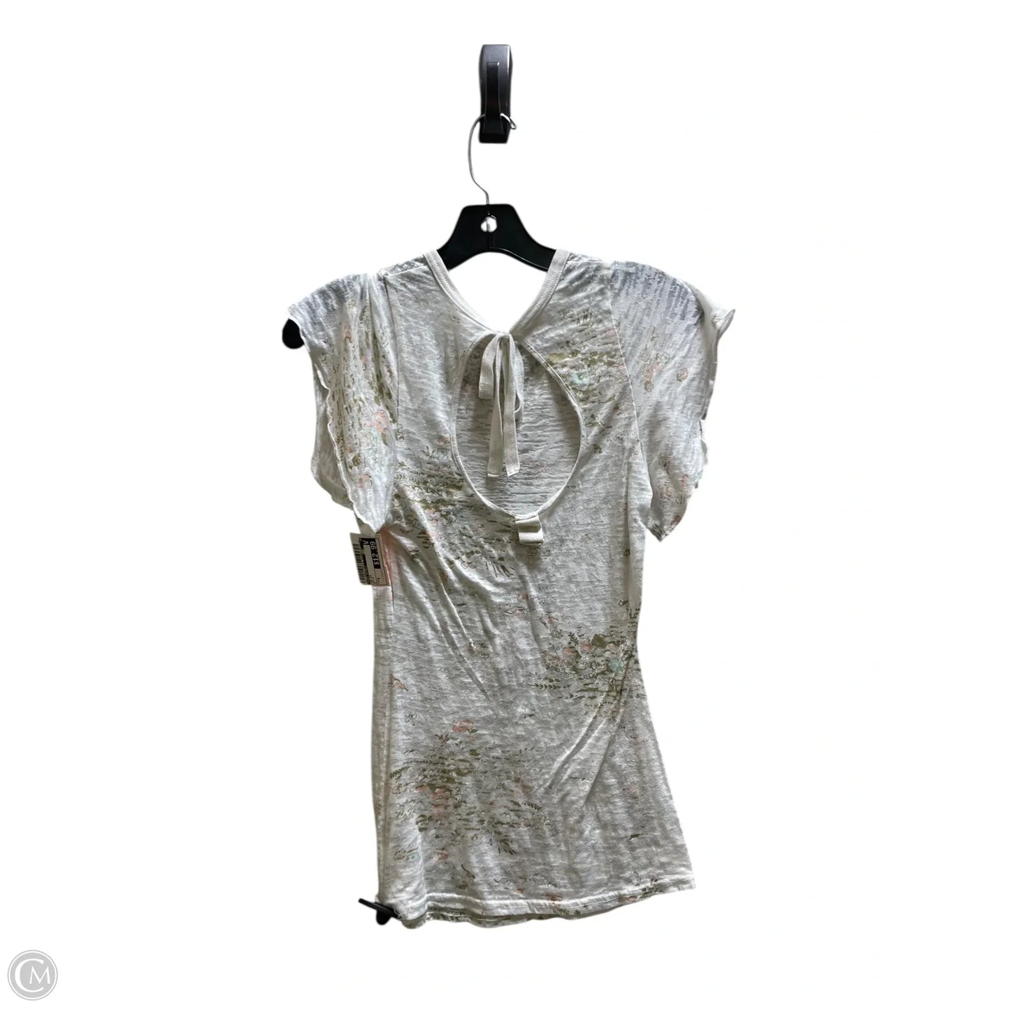Top Short Sleeve By Free People In White, Size: S