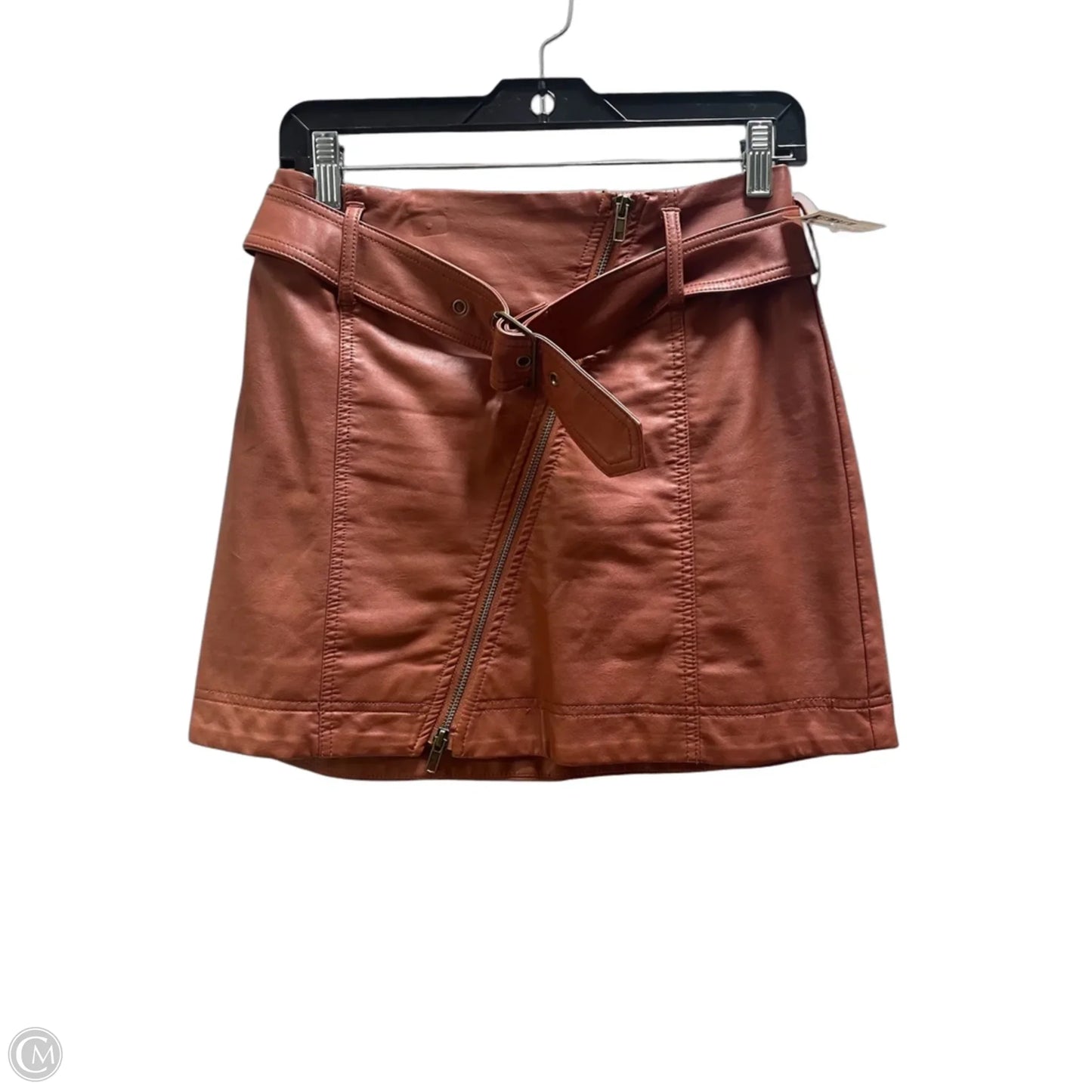 Skirt Mini & Short By Free People In Orange, Size: 4
