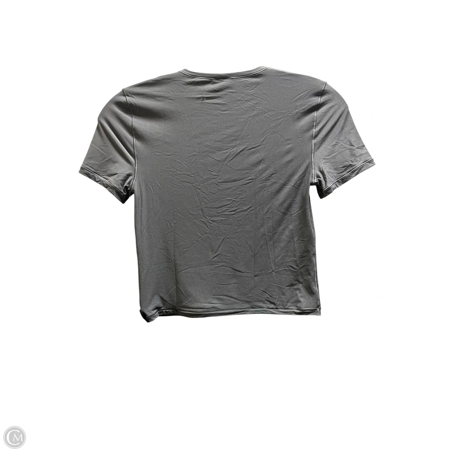 Top Short Sleeve By Clothes Mentor In Grey, Size: S