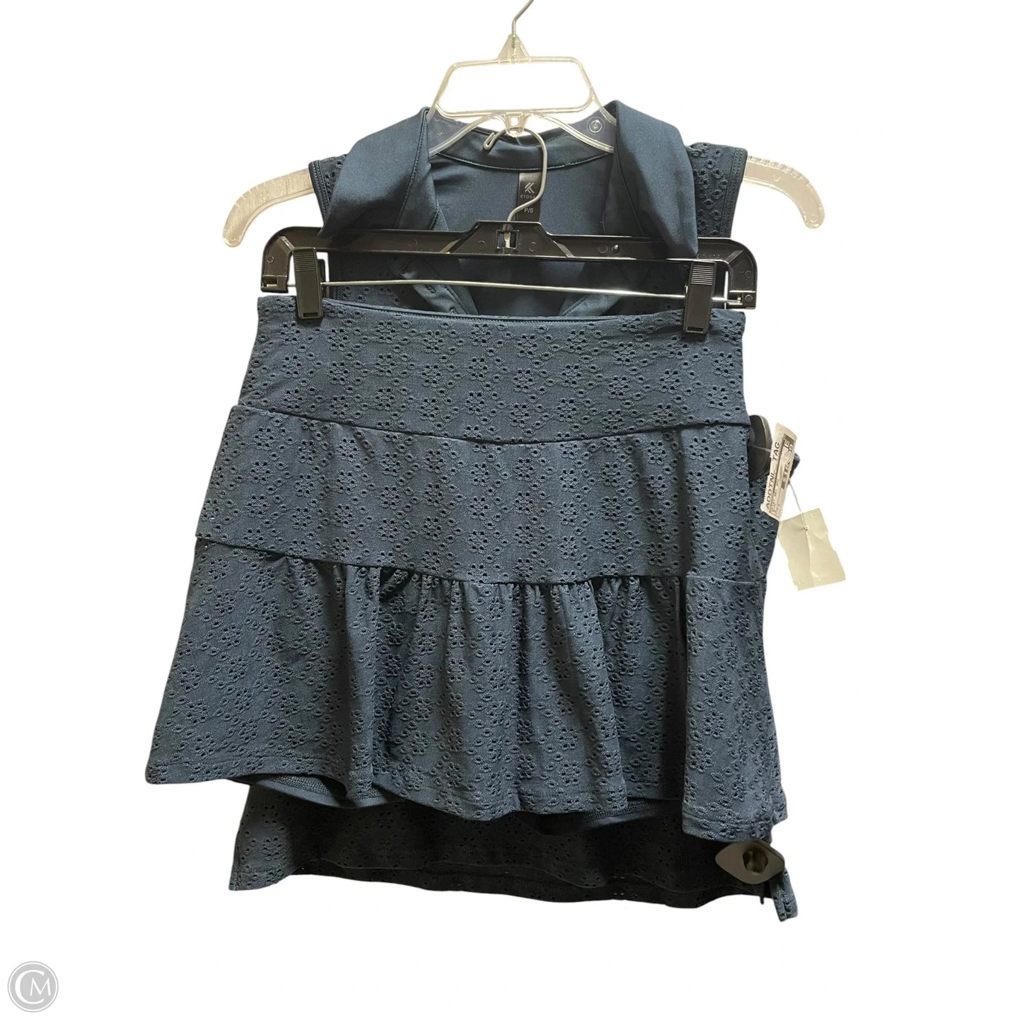 Skirt Set 2pc By Kyodan In Blue, Size: S