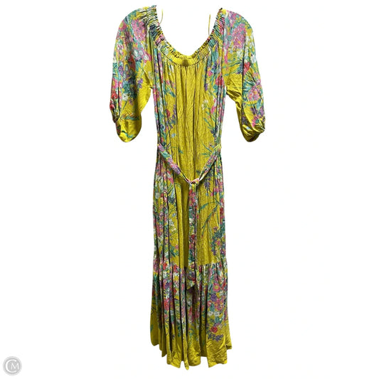 Dress Casual Maxi By Anthropologie In Green, Size: Xs