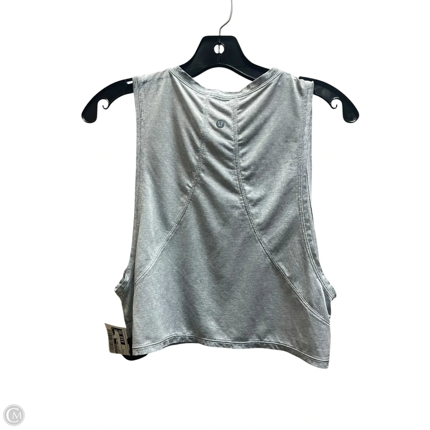 Athletic Tank Top By Lululemon In Grey, Size: S