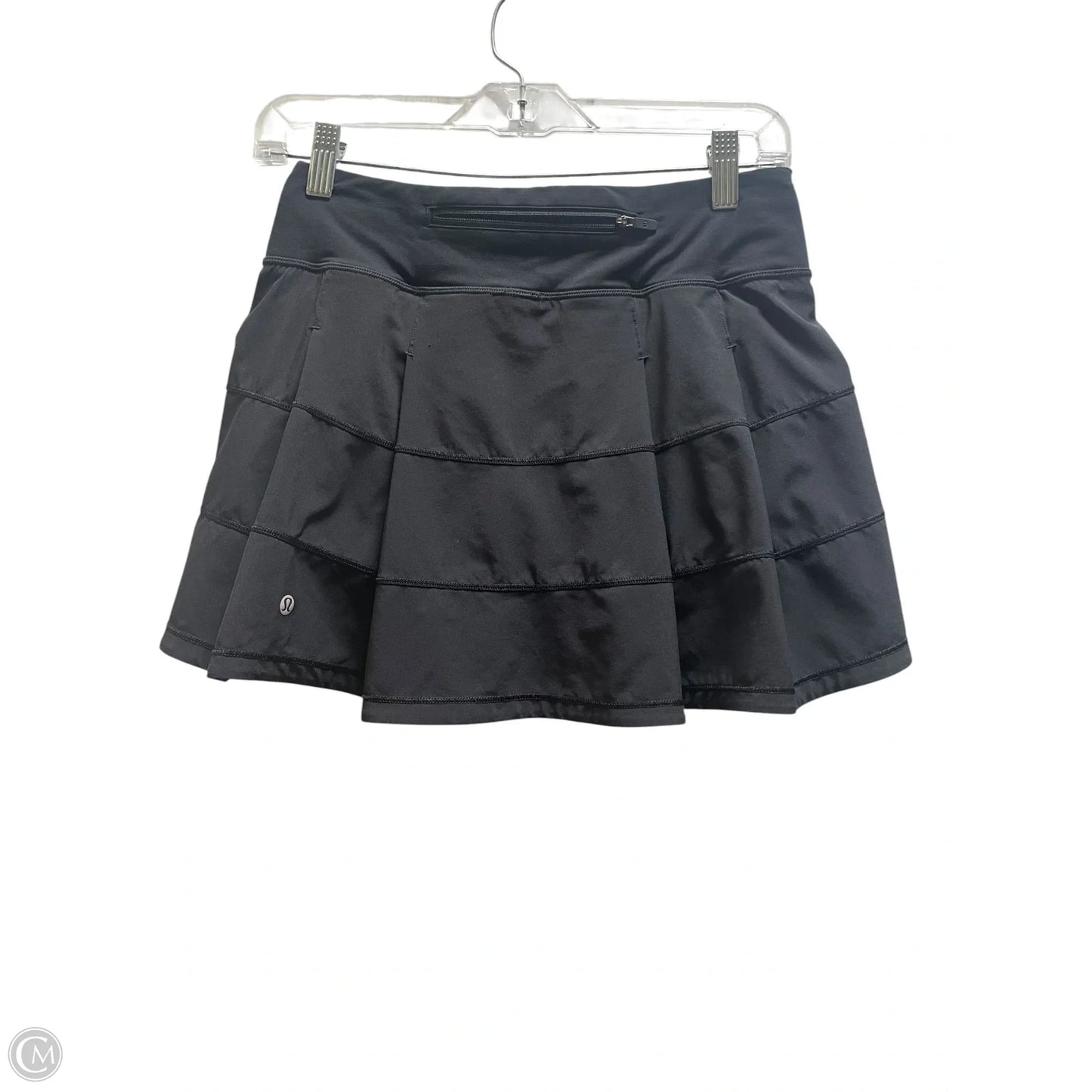 Athletic Skirt By Lululemon In Black, Size: 4