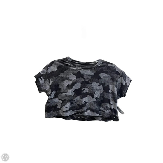 Top Short Sleeve By Lululemon In Camouflage Print