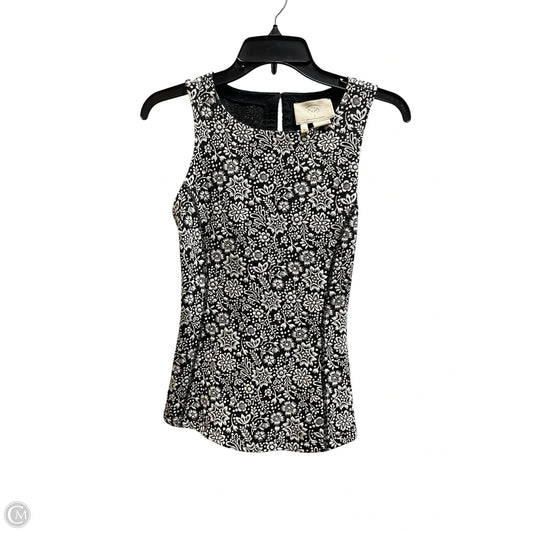 Top Sleeveless By Anthropologie In Black, Size: Xs