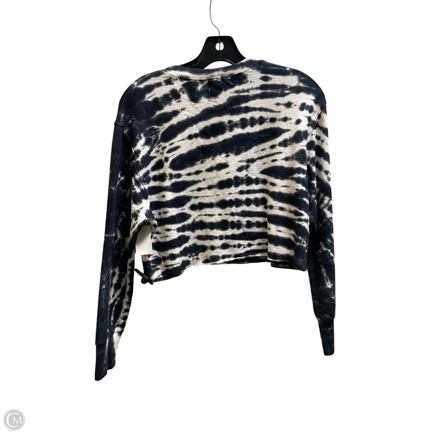 Top Long Sleeve By Monrow In Tie Dye Print, Size: Xs