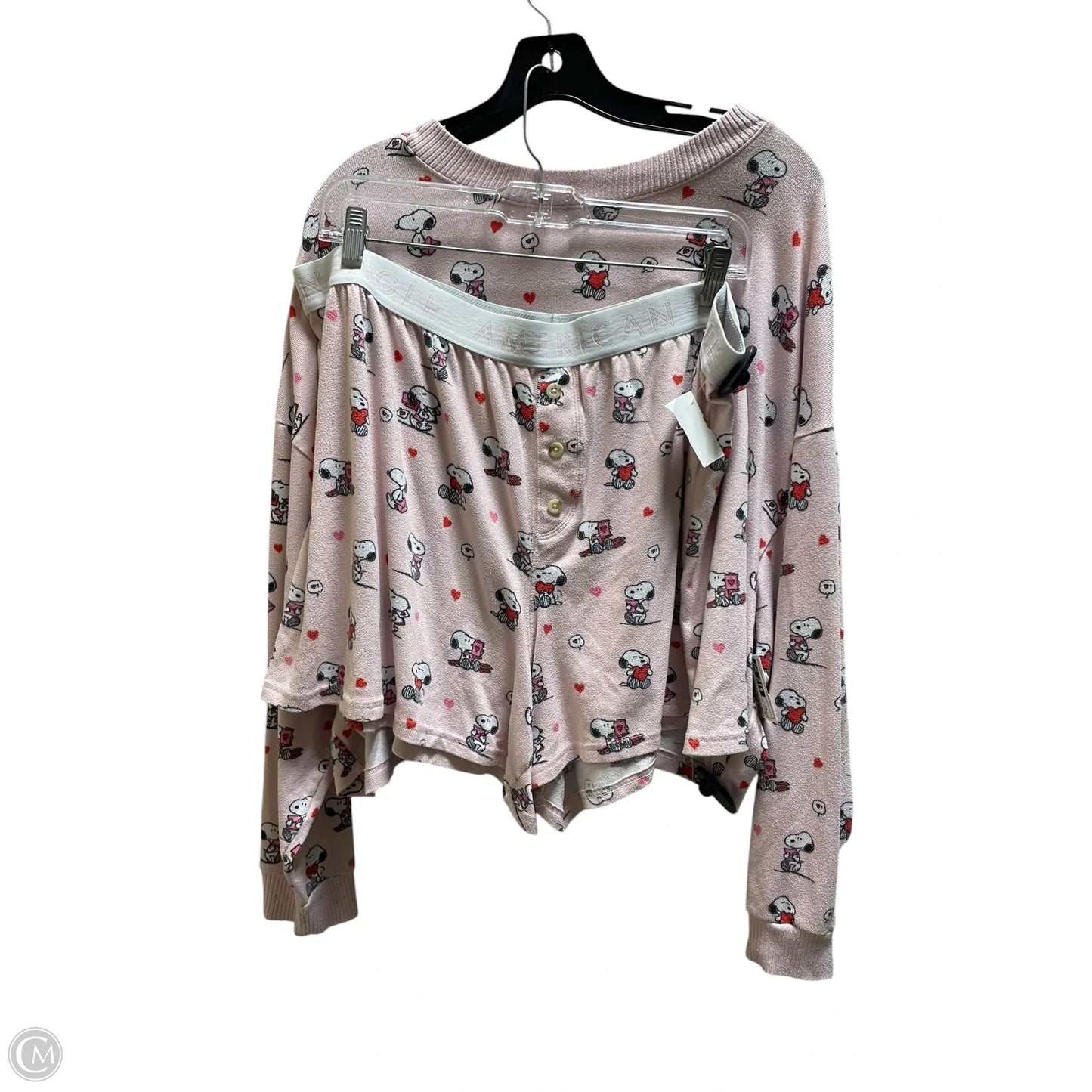Shorts Set By American Eagle In Pink, Size: 2x