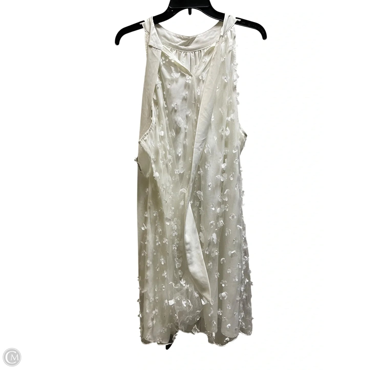 Dress Casual Midi By Clothes Mentor In White, Size: 2x