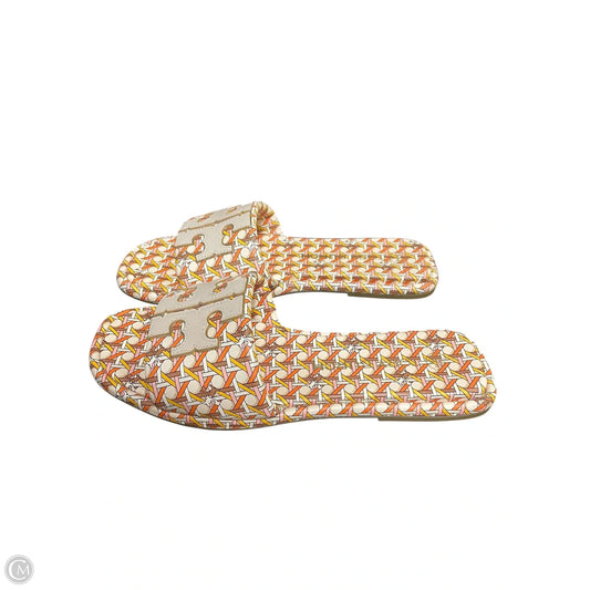 Sandals Designer By Tory Burch In Yellow, Size: 9.5