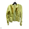 Athletic Jacket By Lululemon In Yellow, Size: 4