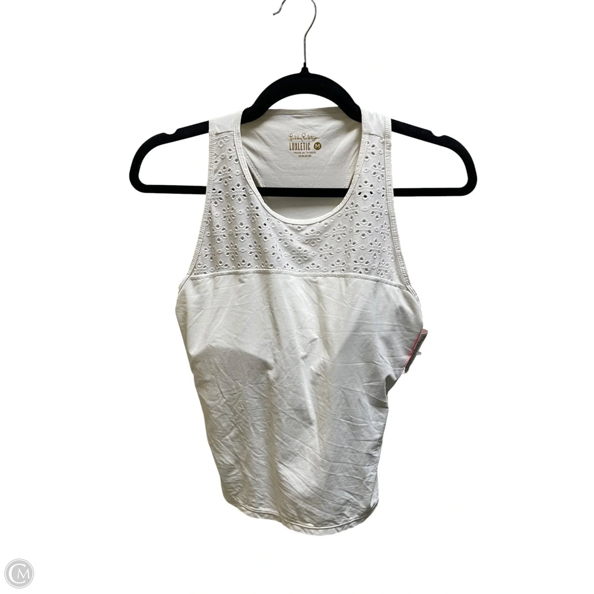 Tank Top Designer By Lilly Pulitzer In White, Size: M