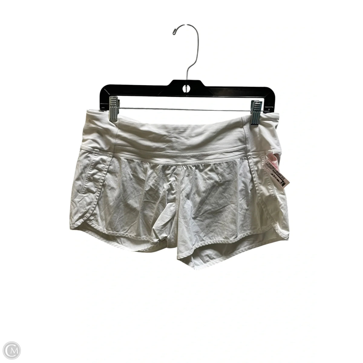 Athletic Shorts By Lululemon In White, Size: 8