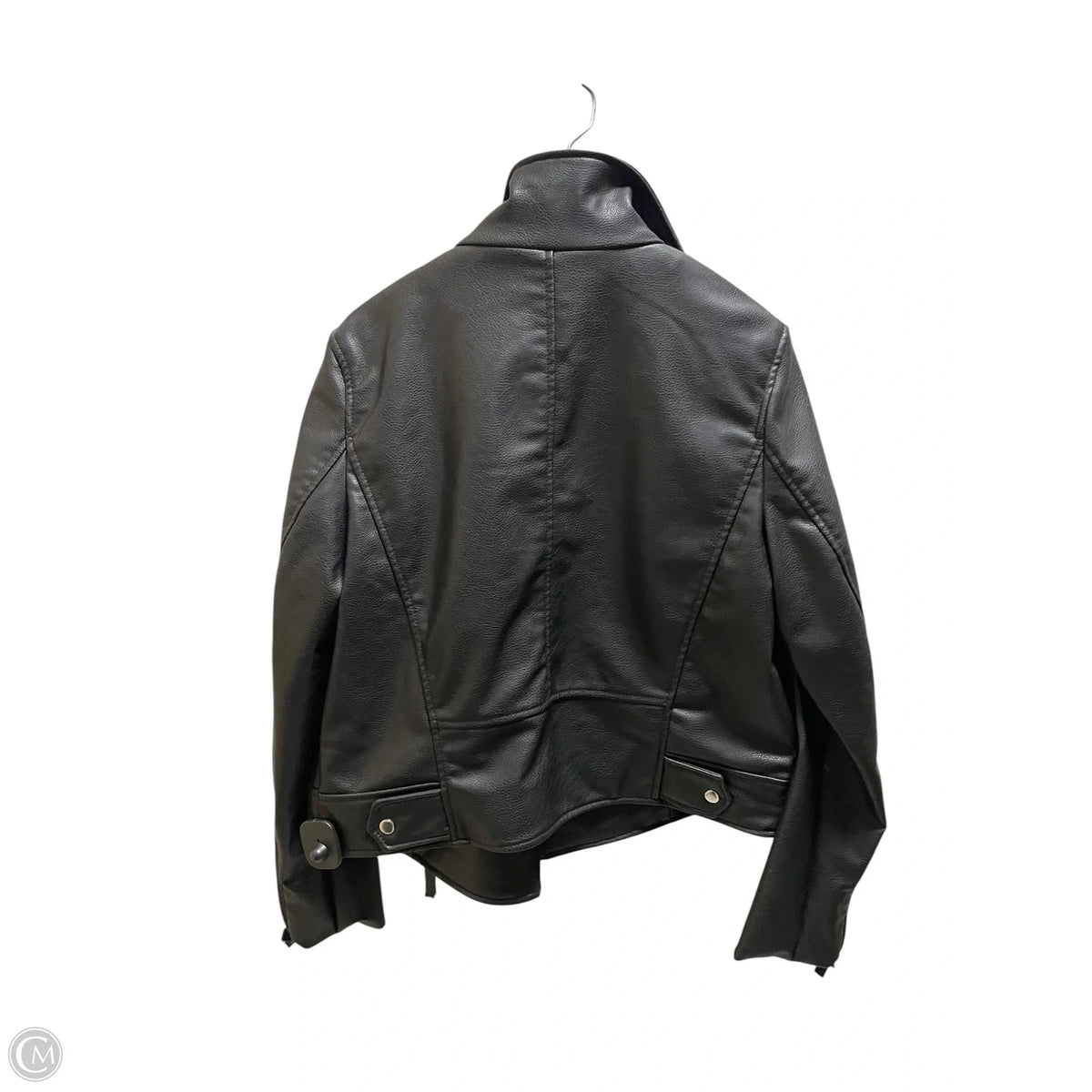 Jacket Leather By H&m In Black, Size: M