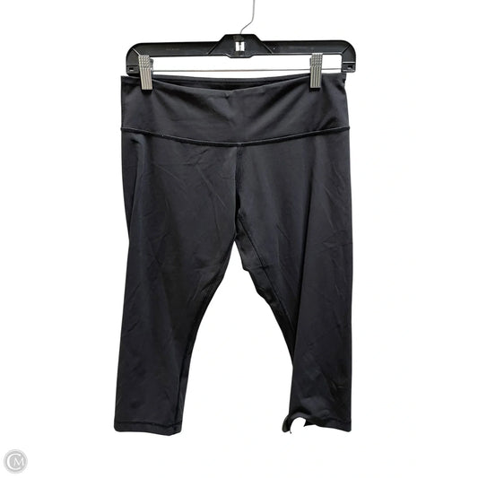 Athletic Capris By Lululemon In Black, Size: 8