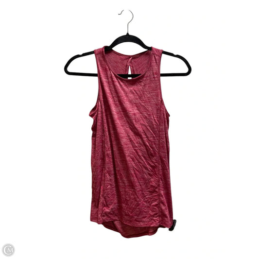 Athletic Tank Top By Lululemon In Red, Size: 4