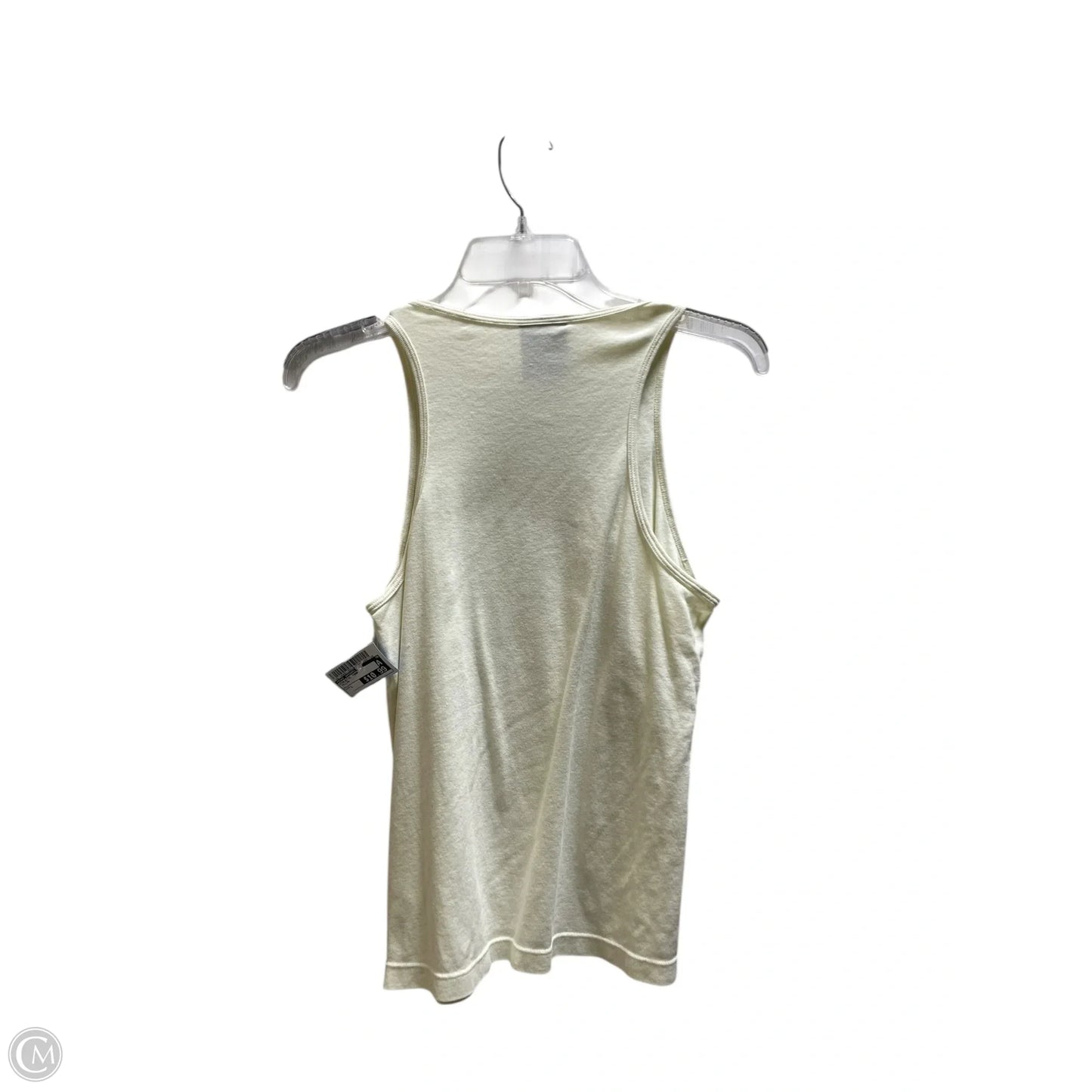 Athletic Tank Top By Nike Apparel In Yellow, Size: L