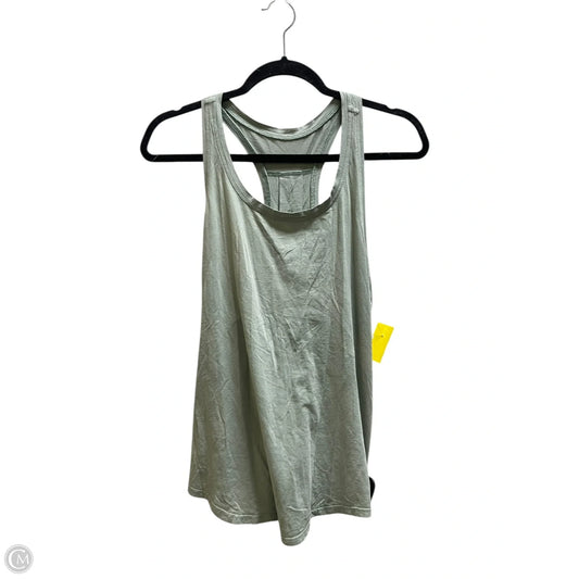 Athletic Tank Top By Lululemon In Green, Size: 6