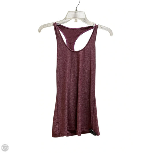 Athletic Tank Top By Lululemon In Purple, Size: 6