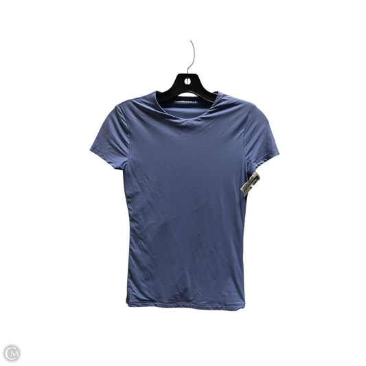 Top Short Sleeve By Abercrombie And Fitch In Blue, Size: Xs