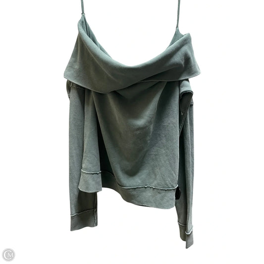Top Long Sleeve By Free People In Green, Size: M