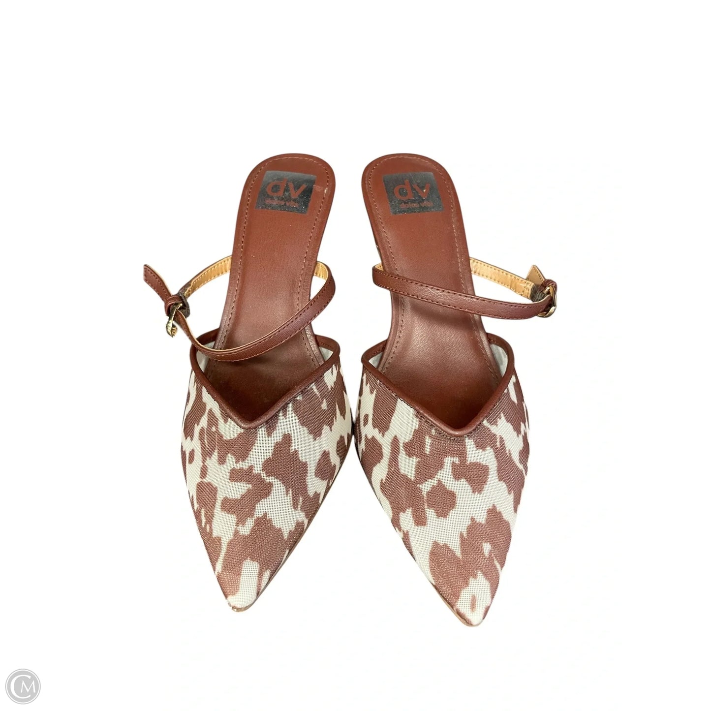 Sandals Heels Kitten By Dolce Vita In Brown, Size: 7.5