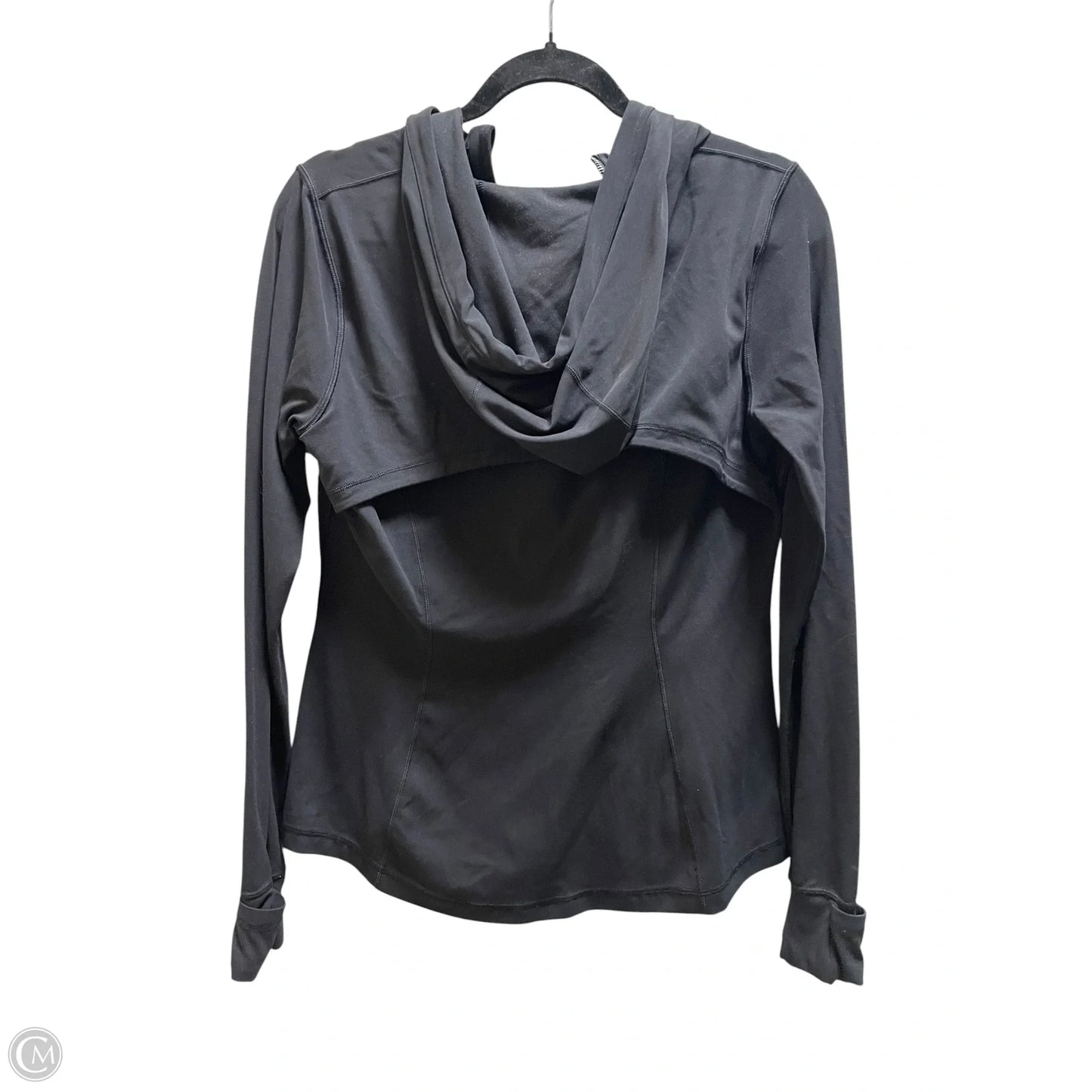 Athletic Jacket By Lululemon In Black, Size: 12
