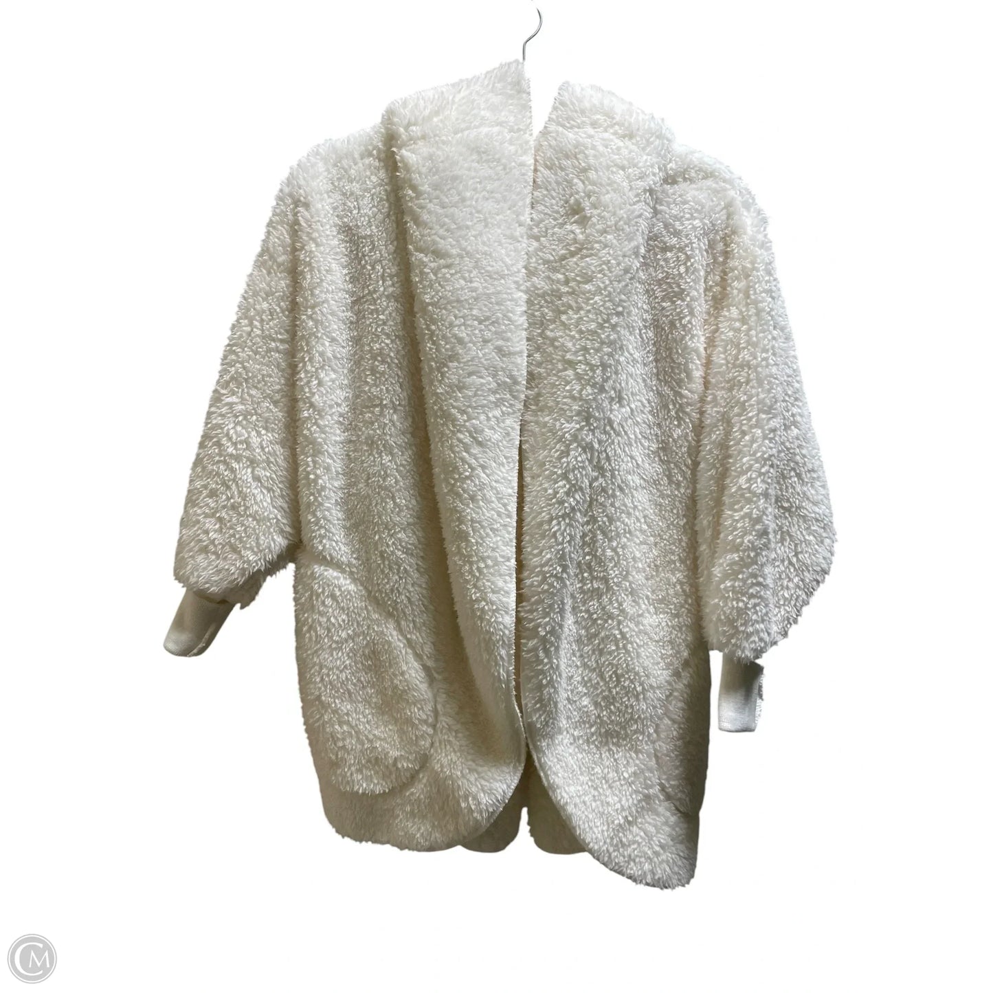 Sweater Cardigan By Clothes Mentor In White, Size: Osfm