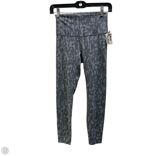 Athletic Leggings By Lululemon In Grey, Size: 4