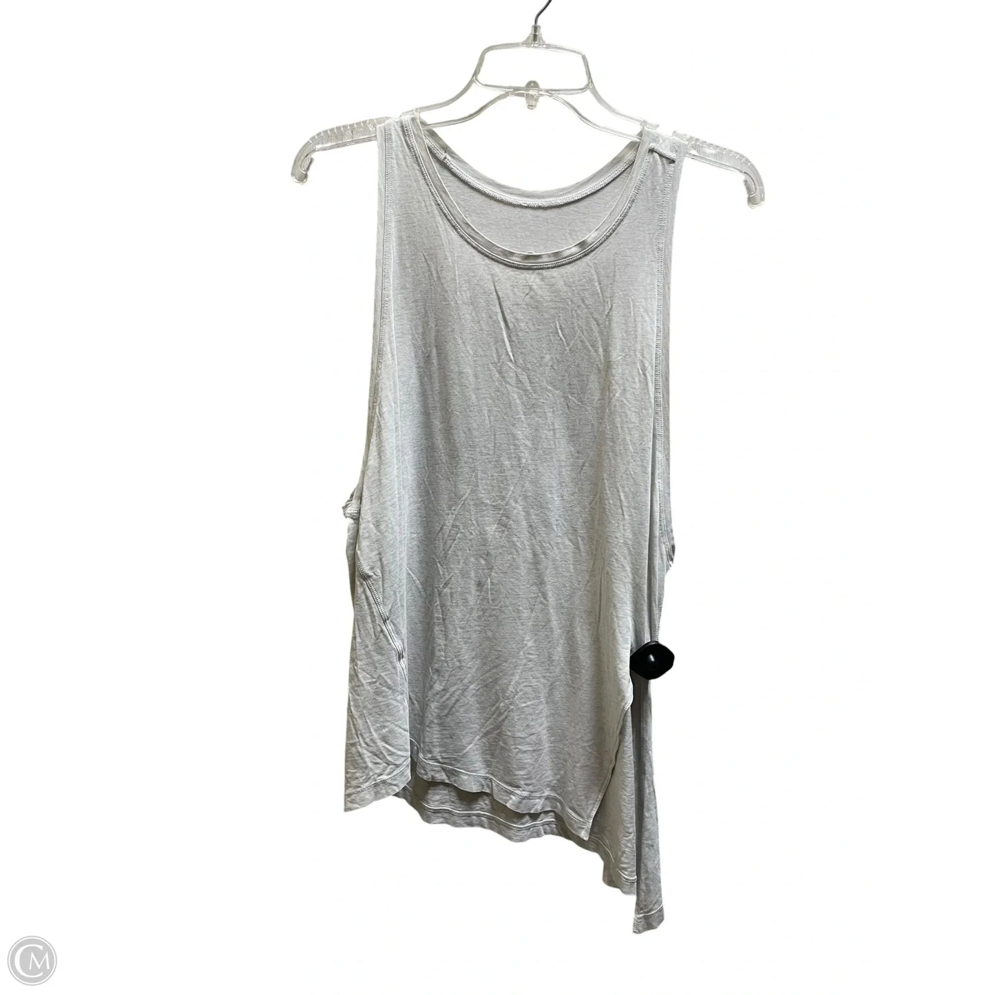 Athletic Tank Top By Lululemon In Grey, Size: M