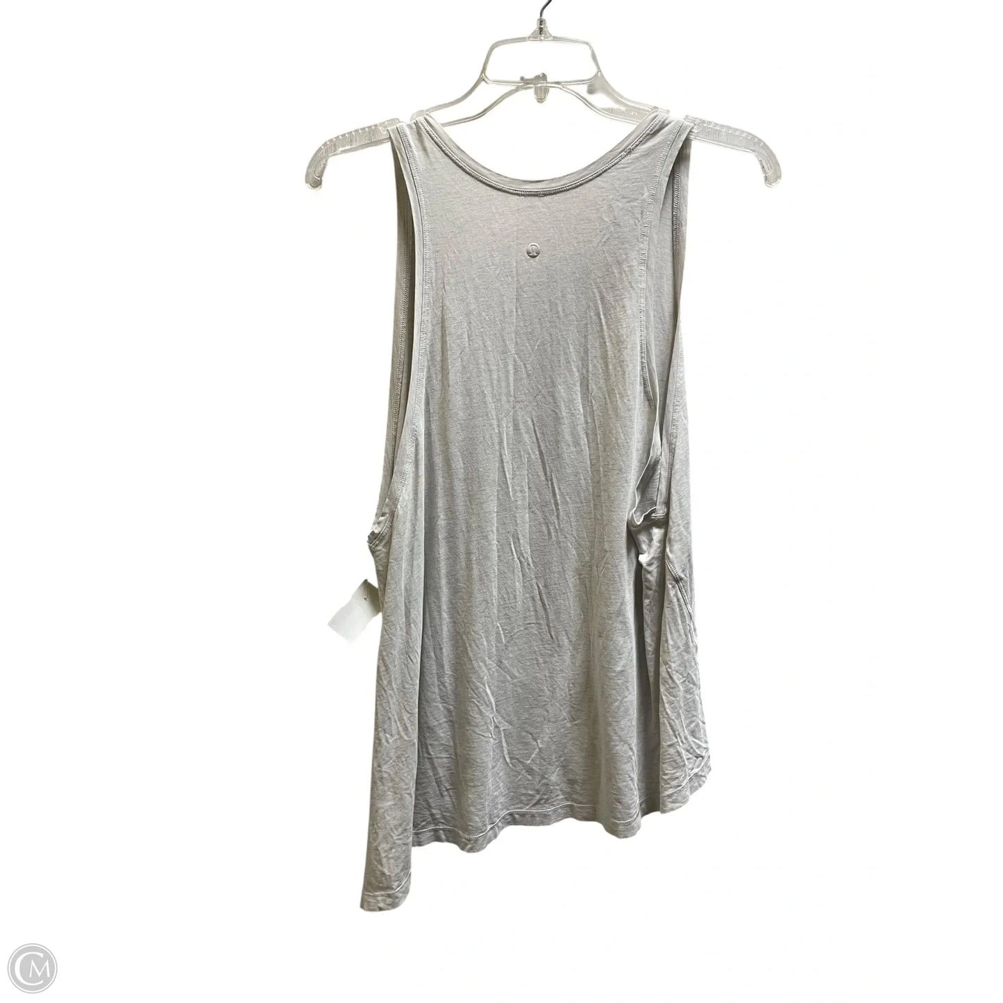 Athletic Tank Top By Lululemon In Grey, Size: M