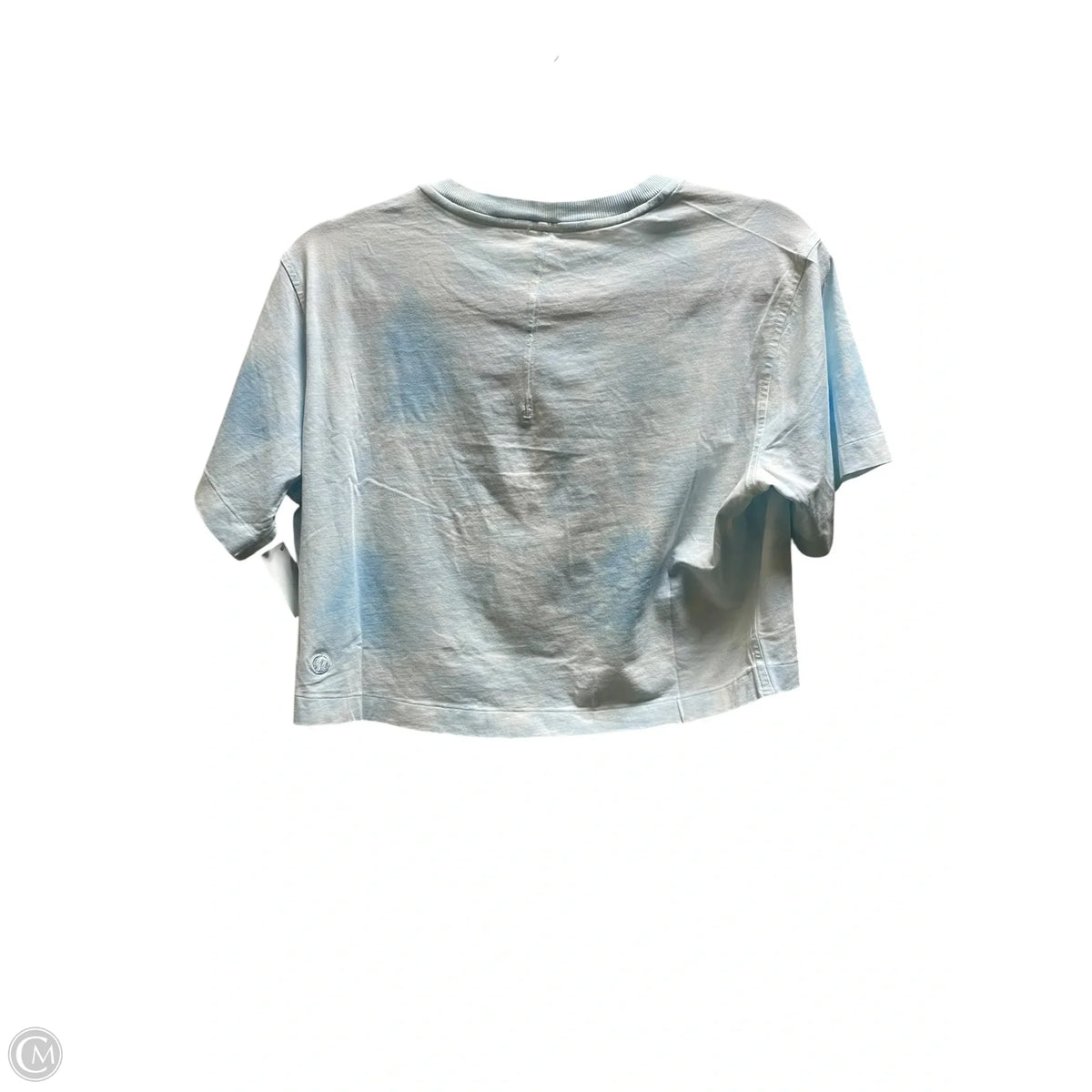 Top Short Sleeve By Lululemon In Blue, Size: S
