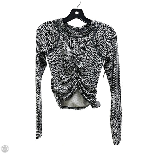 Athletic Top Long Sleeve Collar By Free People In Black, Size: Xs