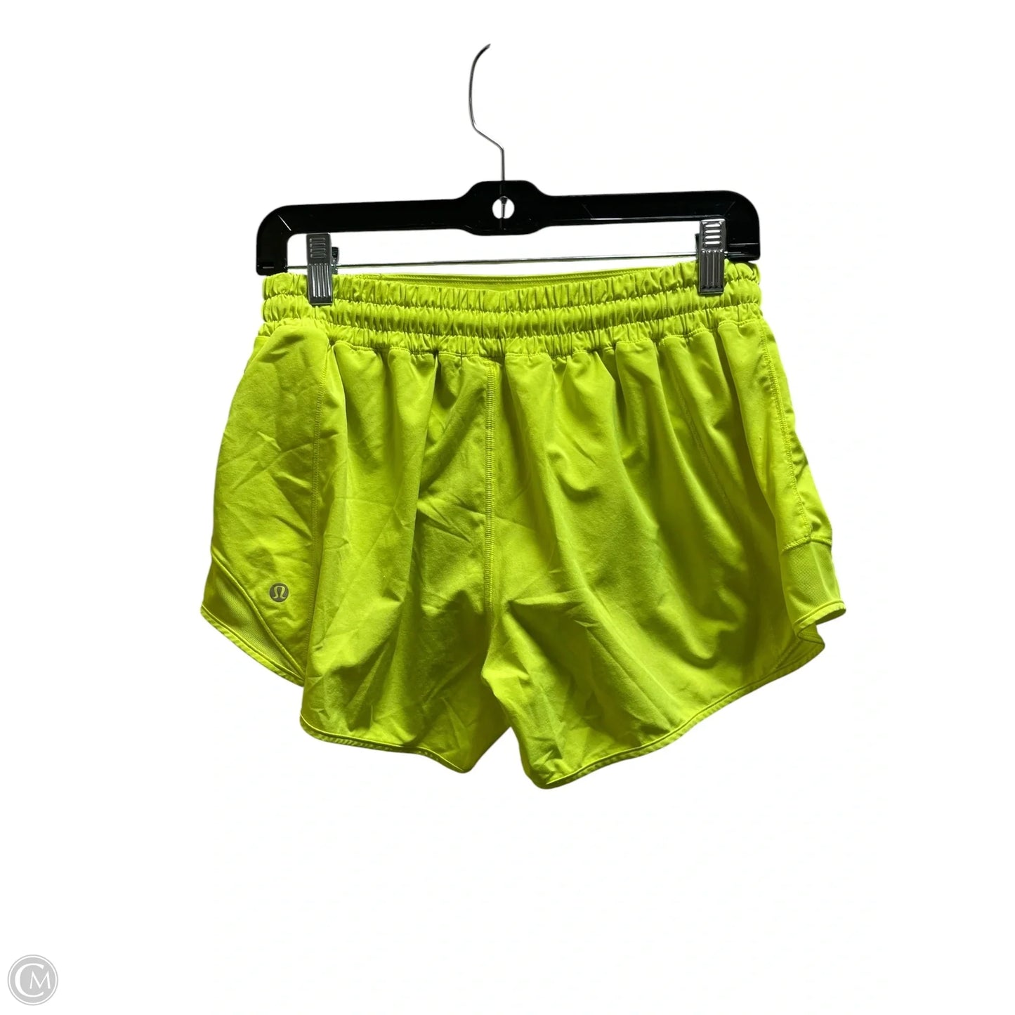 Athletic Shorts By Lululemon In Yellow, Size: 8