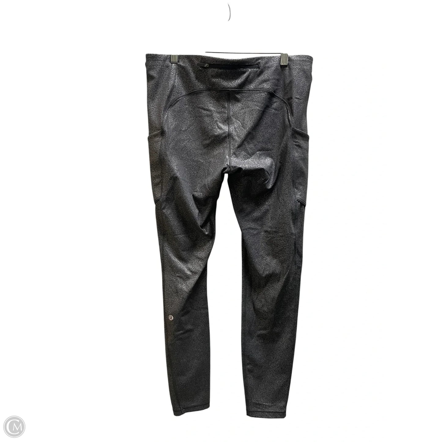 Athletic Leggings By Lululemon In Silver, Size: 10