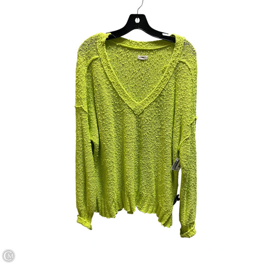 Sweater By Pilcro In Green, Size: Xl