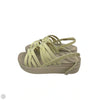 Sandals Heels Platform By Crocs In Tan, Size: 9