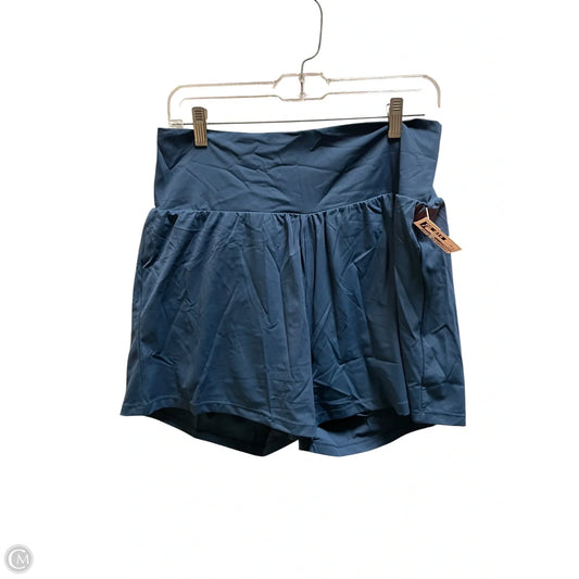 Athletic Shorts By Halara In Blue, Size: Xl