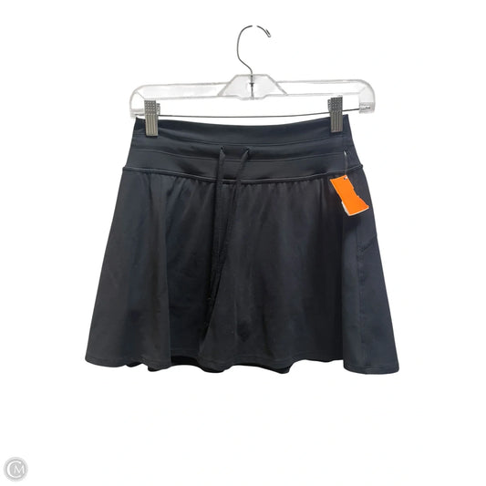 Athletic Skirt By Lululemon In Black, Size: 8