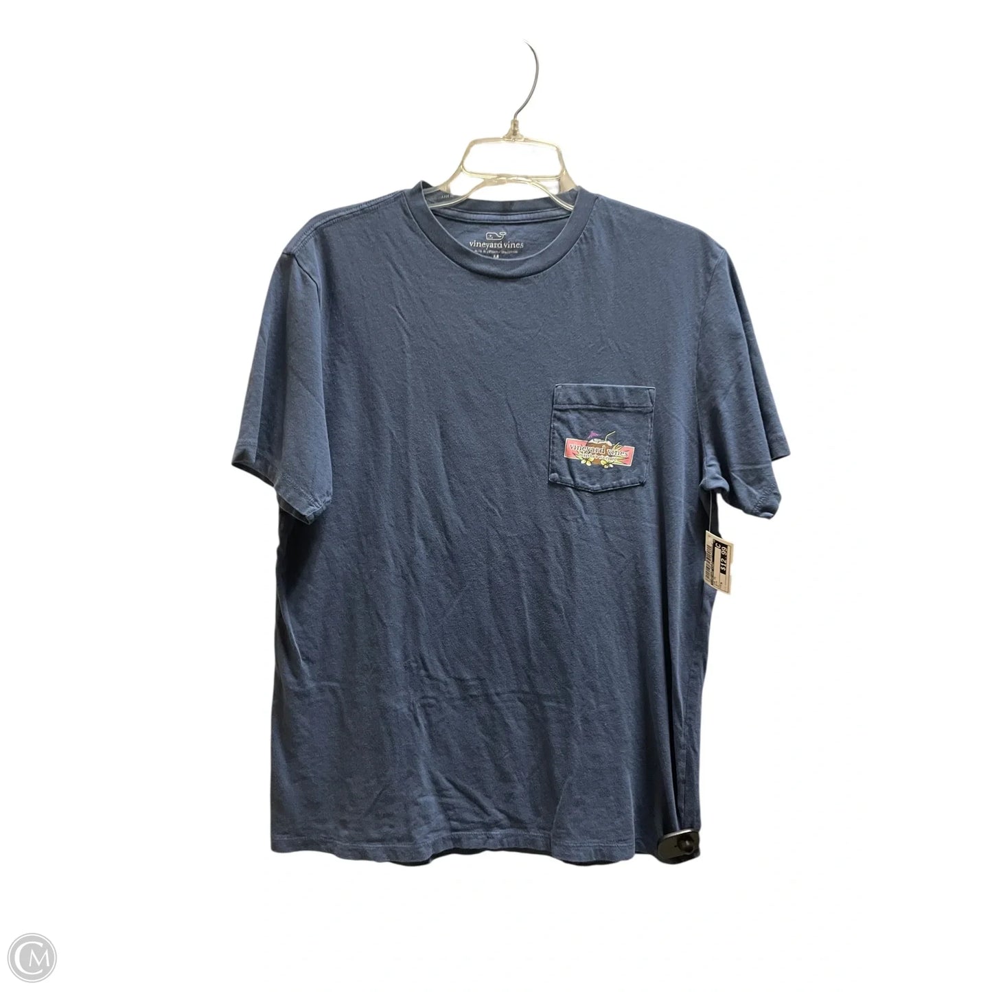 Top Short Sleeve By Vineyard Vines In Blue, Size: M