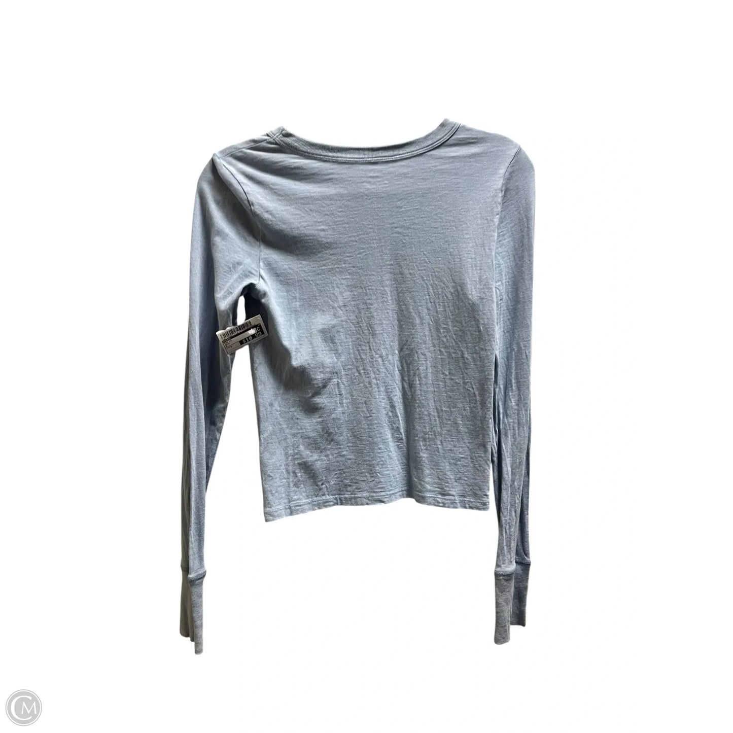 Top Long Sleeve By Aerie In Blue, Size: S