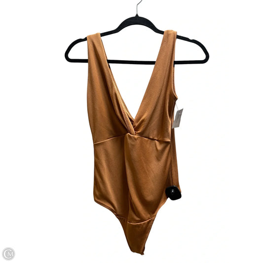 Bodysuit By Abercrombie And Fitch In Orange, Size: S