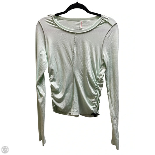 Top Long Sleeve By Free People In Green, Size: M