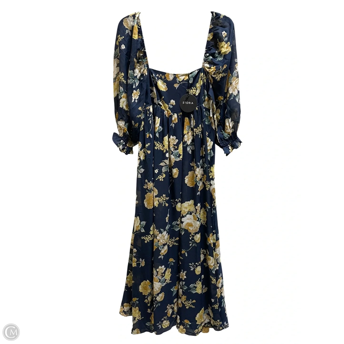 Dress Casual Maxi By Storia In Blue, Size: S