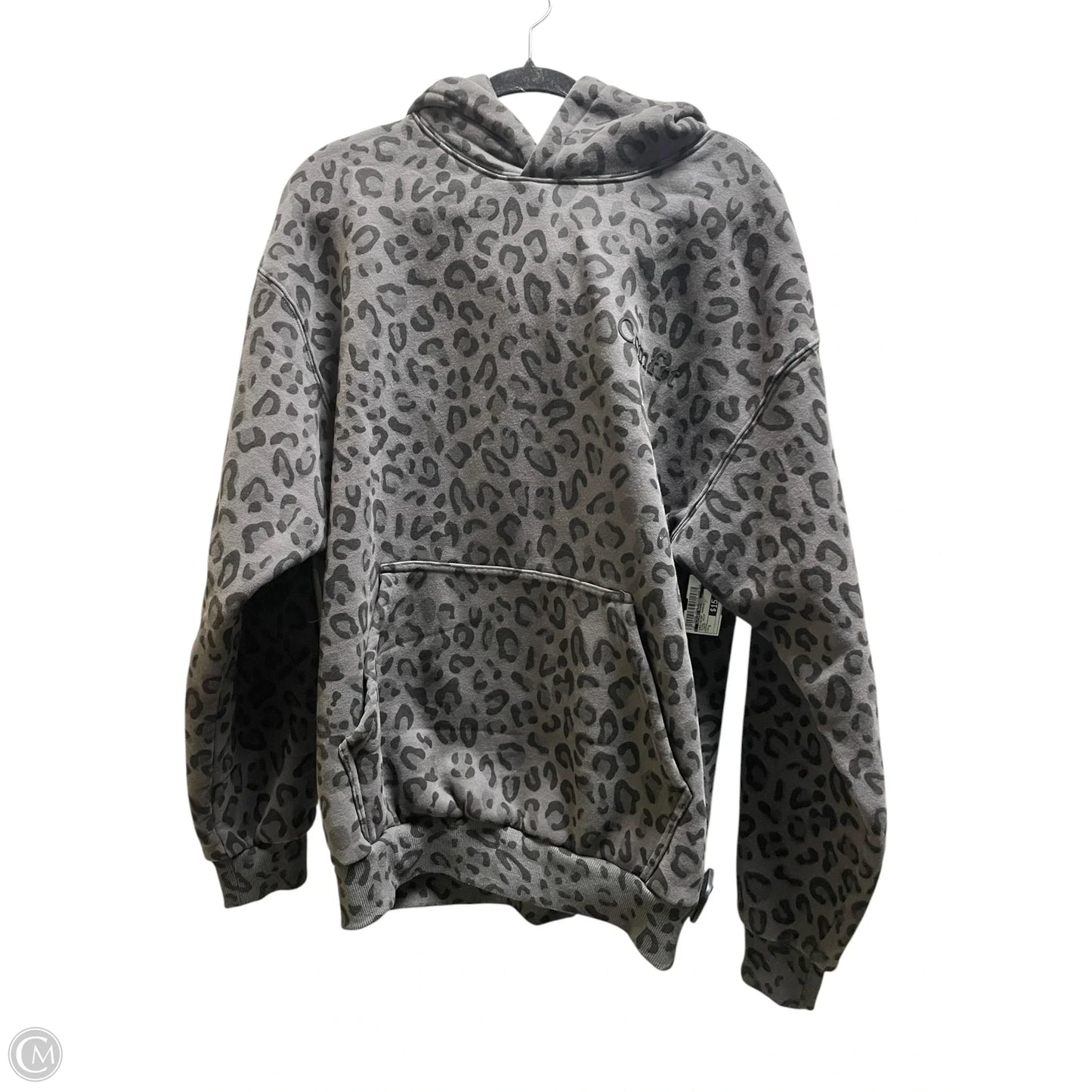 Sweatshirt Hoodie By Clothes Mentor In Animal Print, Size: S