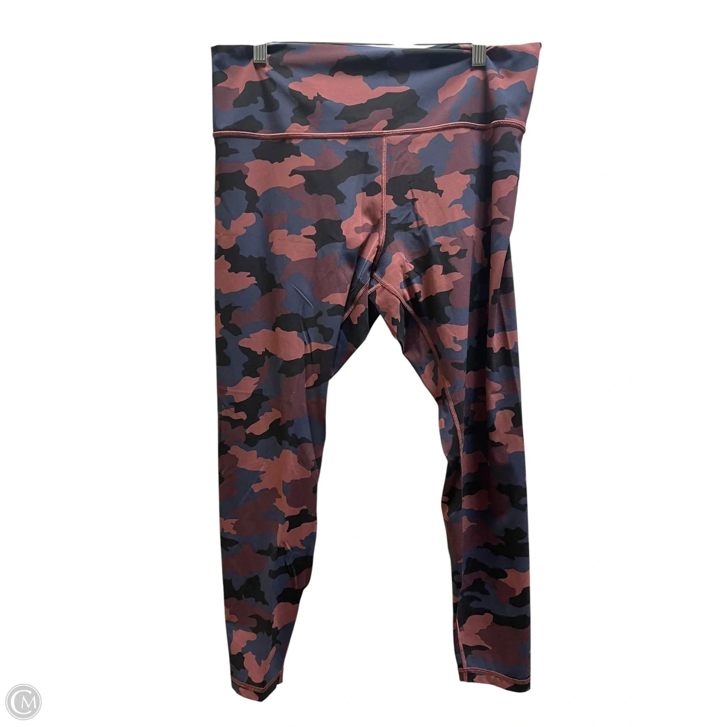 Athletic Leggings By Lululemon In Camouflage Print, Size: 18