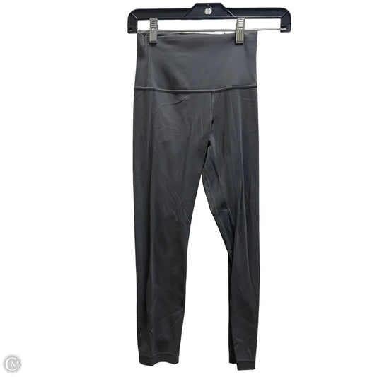 Athletic Leggings By Lululemon In Grey, Size: 4