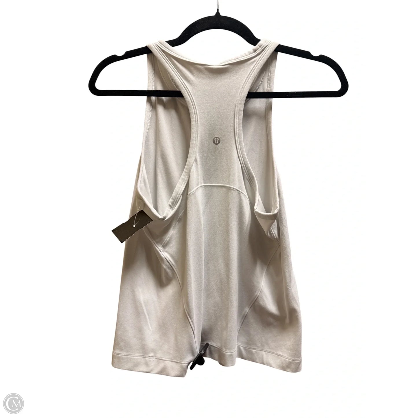 Athletic Tank Top By Lululemon In White, Size: 10