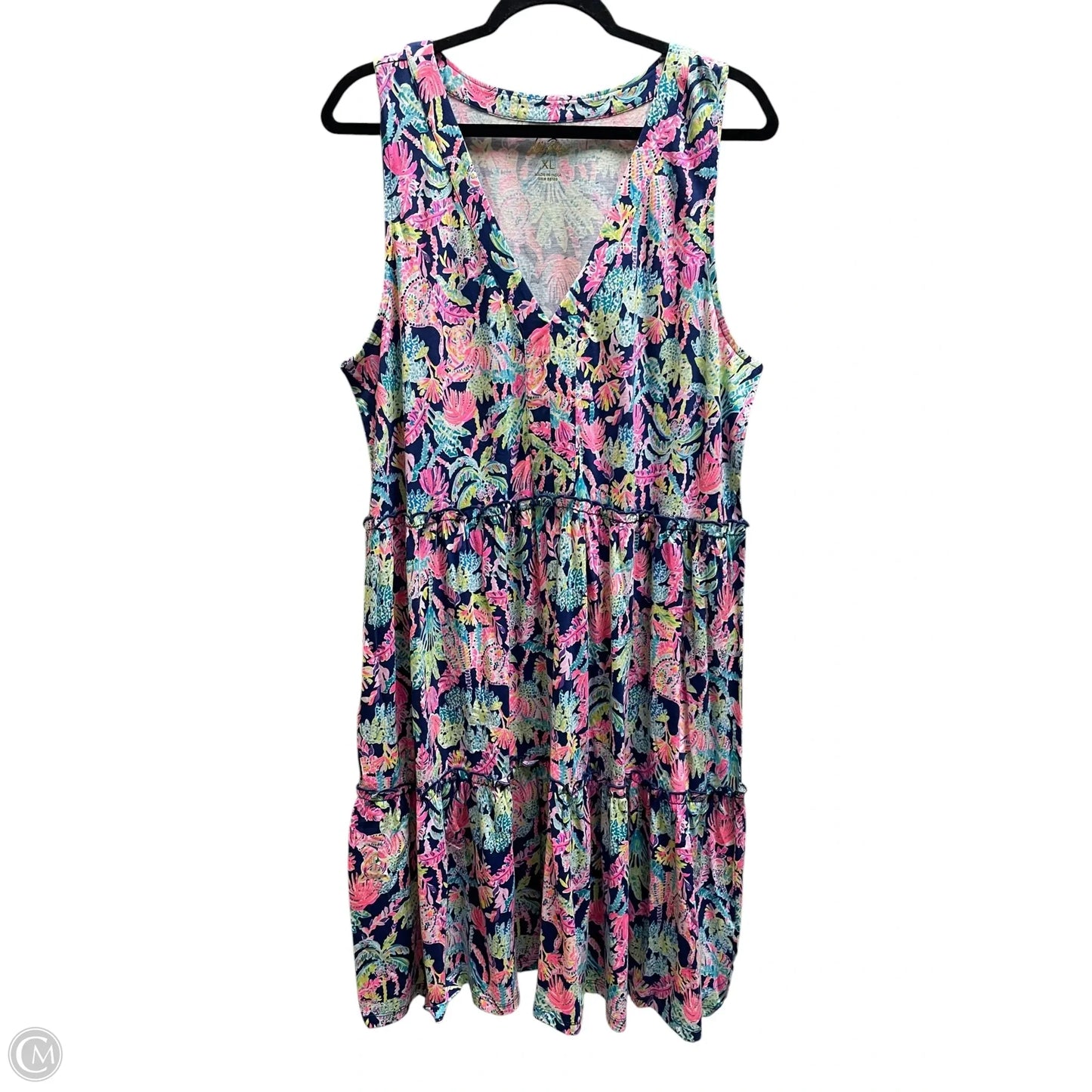 Dress Designer By Lilly Pulitzer In Navy, Size: Xl
