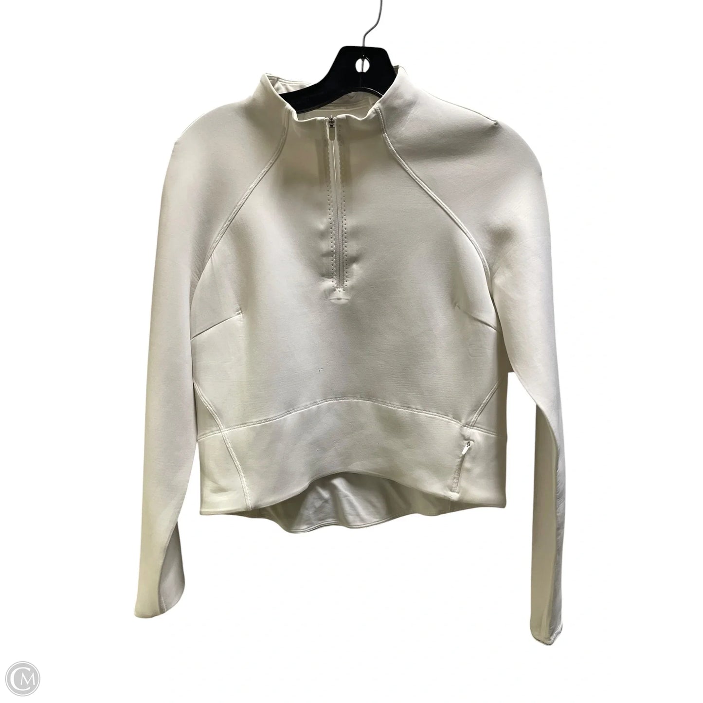 Athletic Jacket By Lululemon In White, Size: 6